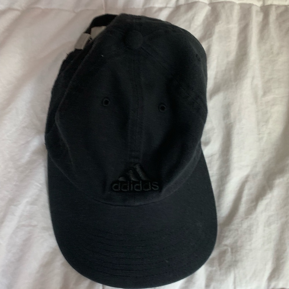 Adidas Black Baseball Cap Adjustable